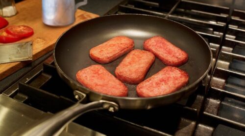 Thịt hộp Lotte the lucheon meat hàn quốc 340g